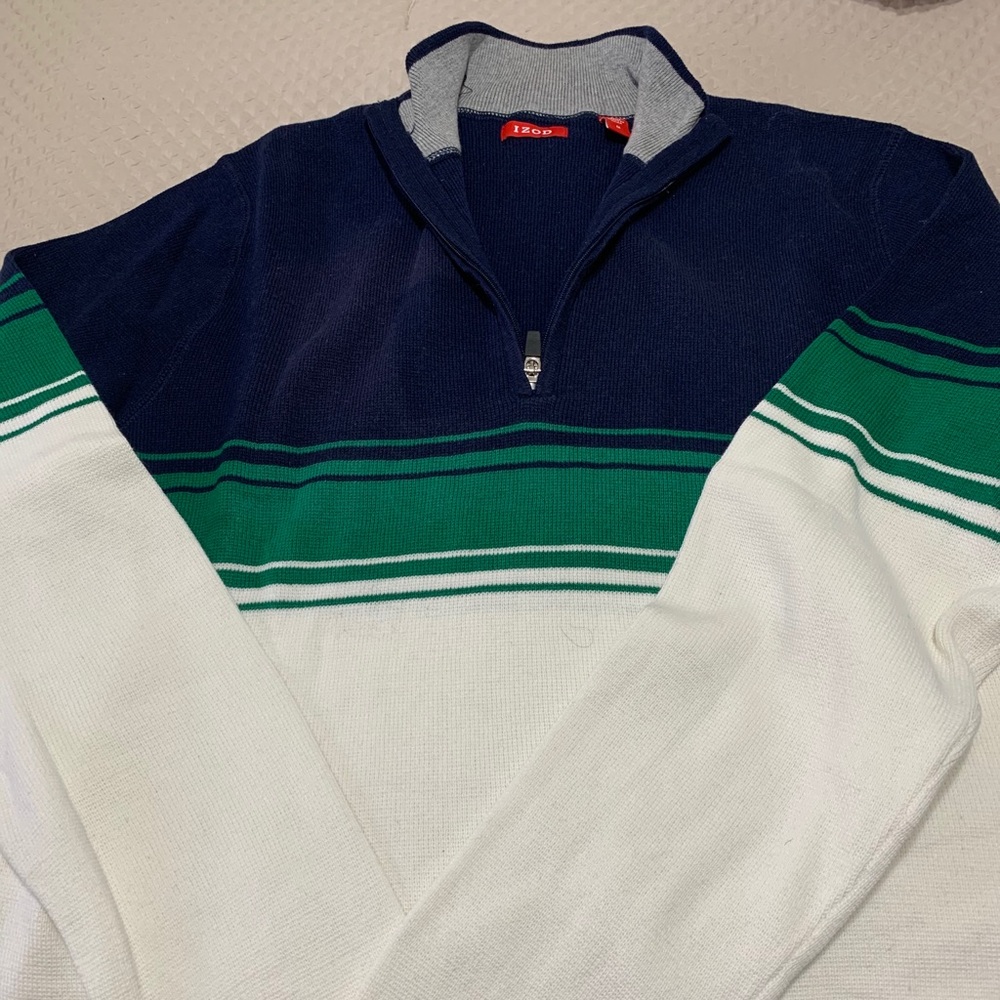 Izod zip sweater